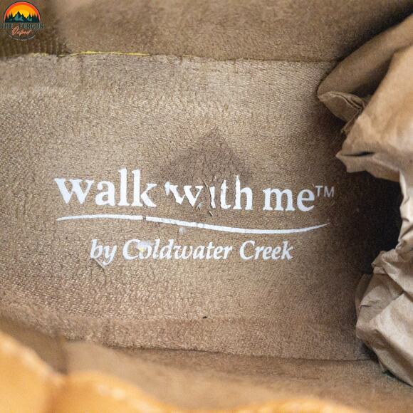 Coldwater Creek Walk With Me Cross Trail Sneaker Shoes Brown Women's Sz 8 Wide - Picture 9 of 9